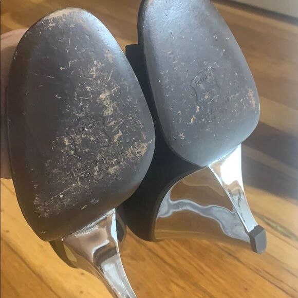 STUART WEITZMAN mirrored Wedges - Picture 5 of 7